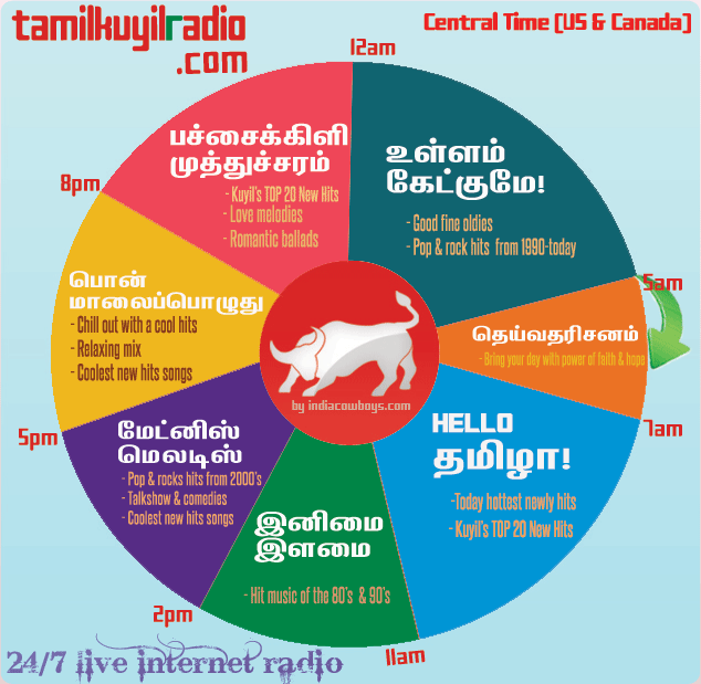 TamilKuyil Radio Schedule