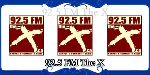 92.5 FM The X