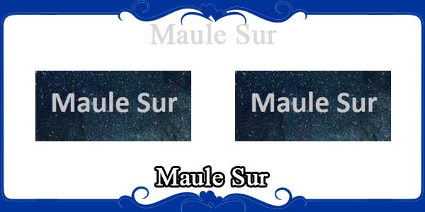 Maule Sur