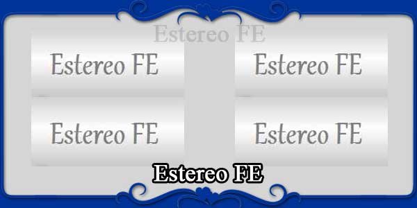 Estereo FE